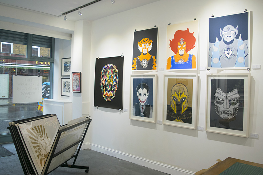 "Up and Atom!" a group exhibition at Atom Gallery in 2015