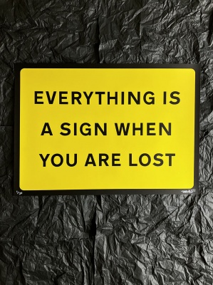 ''Everything is a sign'' limited edition screenprint by The Misfortuneteller